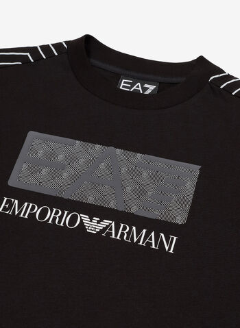 T-SHIRT GRAPHIC RAGAZZO, UC001 BLK, small