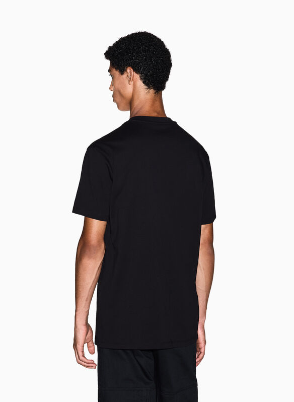 T-SHIRT LOGO SPECCHIATO, UC001 BLK, medium