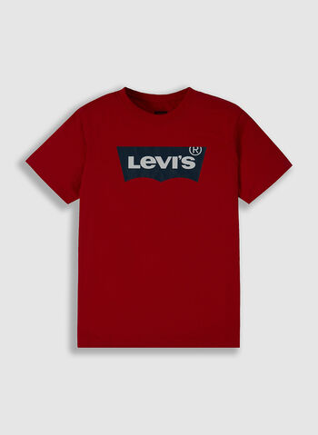 T-SHIRT LOGO BASIC BAMBINO, R86RED, small