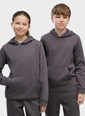 FELPA ESS ELEVATED HOODIE JUNIOR, 34 MOODY GRAY, thumb
