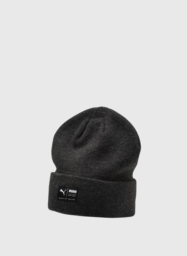 CAPPELLO ARCHIVE HEATHER BEANIE, 01BLK, large