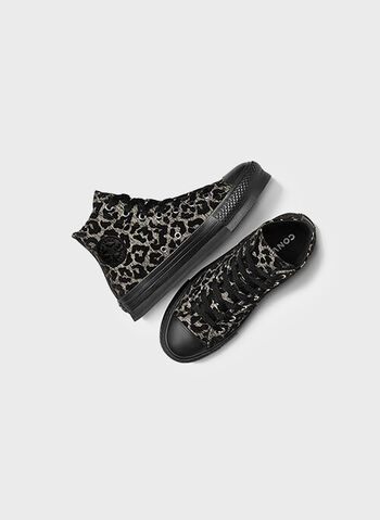 SCARPA CHUCK TAYLOR ALL STAR HI EVA LIFT LEOPARD LOVE RAGAZZA, 249 BLK, small