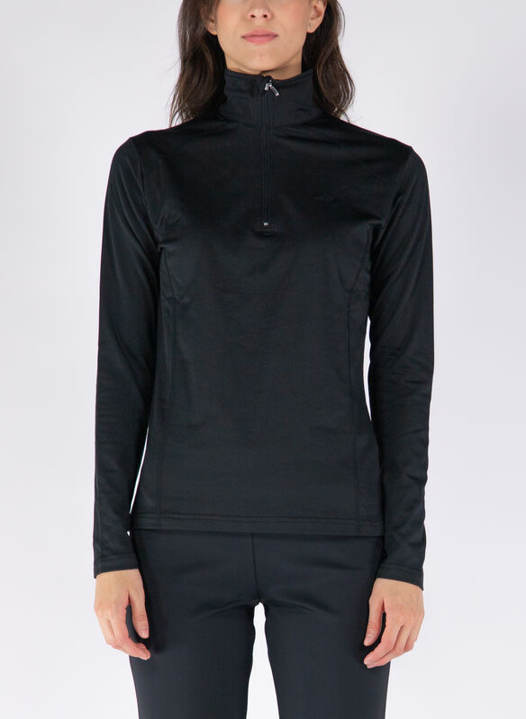 MAGLIA SCI 1/2 ZIP, 500 BLK, medium