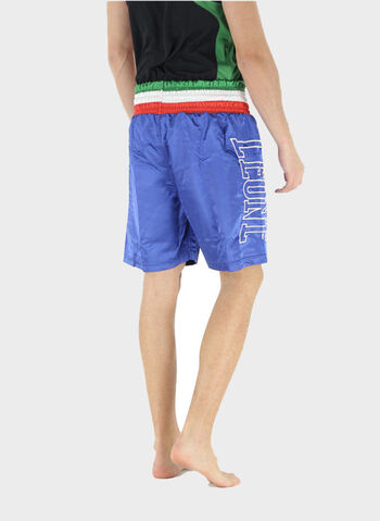 PANTALONCINO BOXE FASCIA TRICOLORE UNISEX, 02 NVY, small