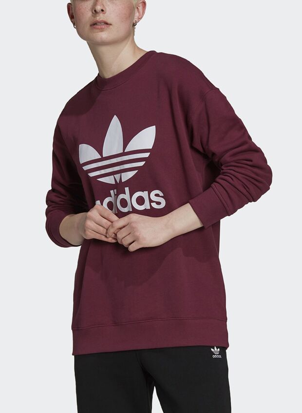 ADIDAS FELPA TREFOIL CREW Purple | Sport85