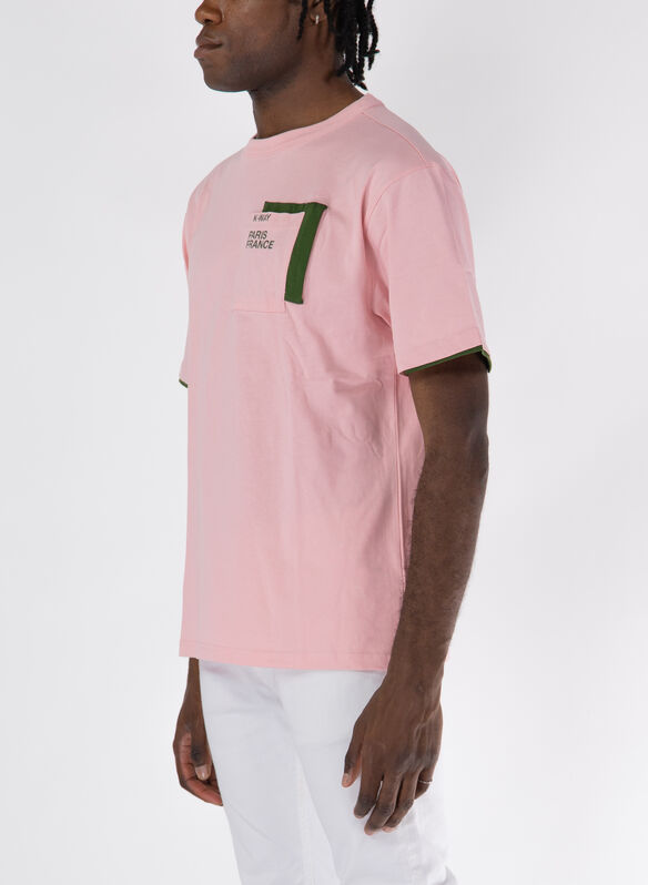 T-SHIRT FANTOME, ANZ PINKGREEN, medium