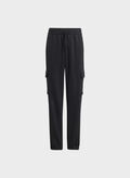 PANTALONE CARGO ESSENTIALS JUNIOR, BLK BLK, thumb