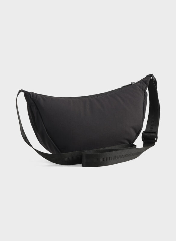 TRACOLLA BORSA MEZZALUNA HER 3 L, 01 BLK, medium