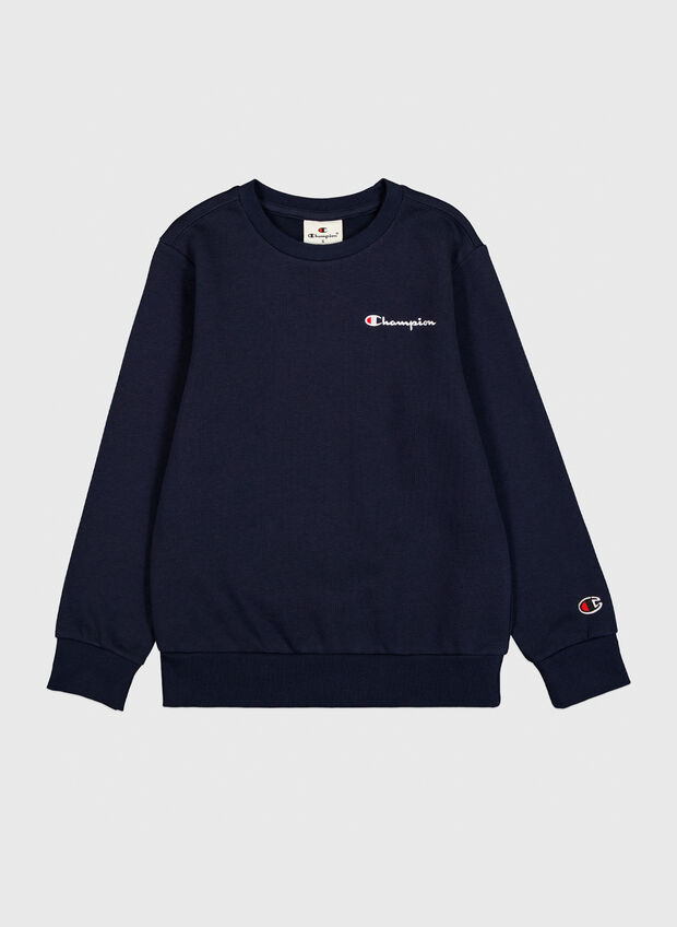 FELPA GIROCOLLO CON LOGO RAGAZZO, , large