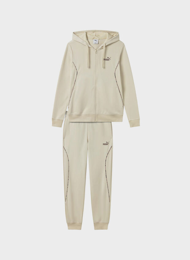 TUTA FULL ZIP ANIMAL, 87 ALPINE SNOW, large