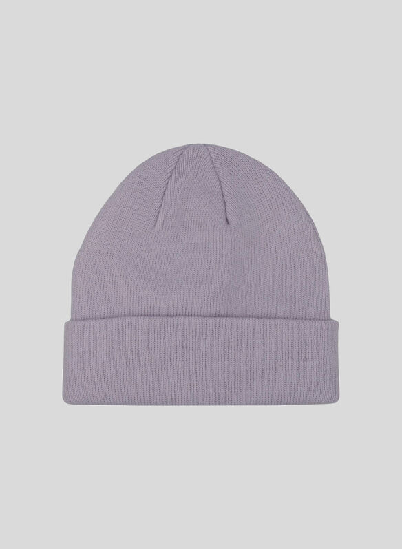 CAPPELLO IN MAGLIA CON RISVOLTO JUNIOR, VS100 LILLA, medium