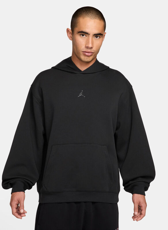 FELPA JORDAN FLC HOODIE, 010 BLK, medium