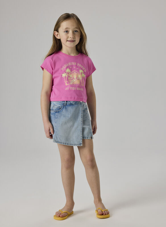T-SHIRT VILMA RAGAZZA, STRAWBERRY MOON, medium
