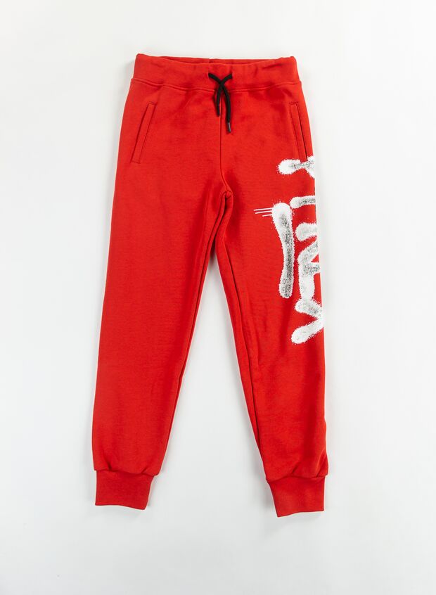 PYREX PANTALONE JOGGERS BASIC SPRAY LOGO RAGAZZO Rosso Bambino | Sport85