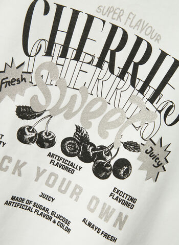 T-SHIRT BAPOL CON STAMPA RAGAZZA, CLOUD DANCER, small