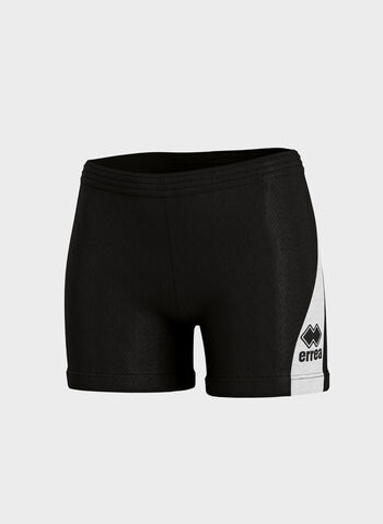 SHORTS VOLLEY DONNA, 0250 BLKWHT, small