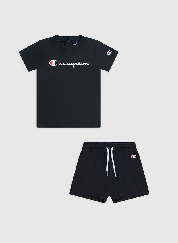 COMPETINO T-SHIRT+ SHORT ICONS BIMBO, BS501 NVY, large