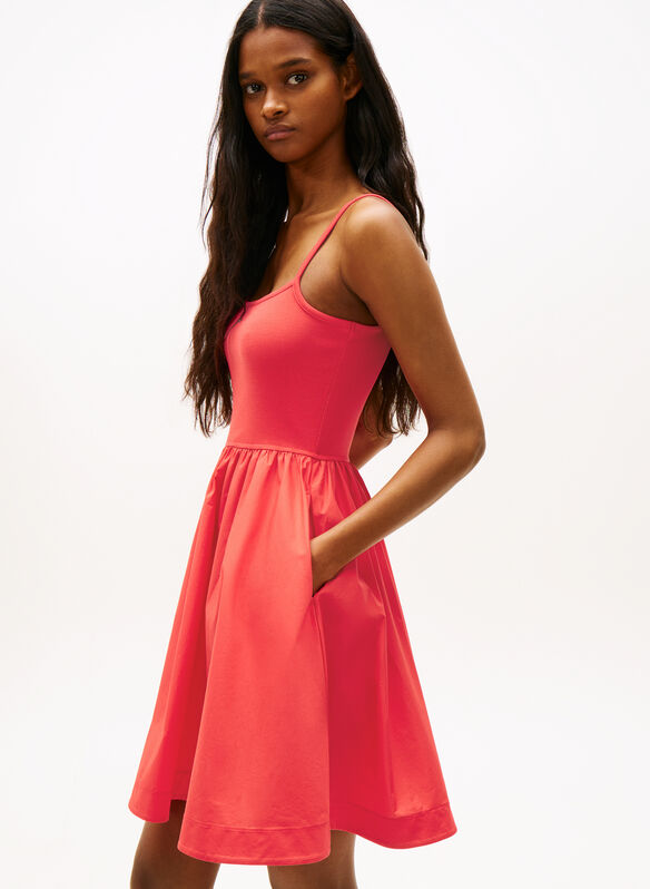 ABITO CORTO IN POPELINE, XK3 RED, medium