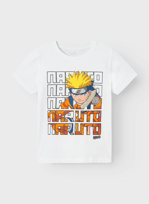 T-SHIRT MATE NARUTO RAGAZZO, BRIGHT WHITE, large