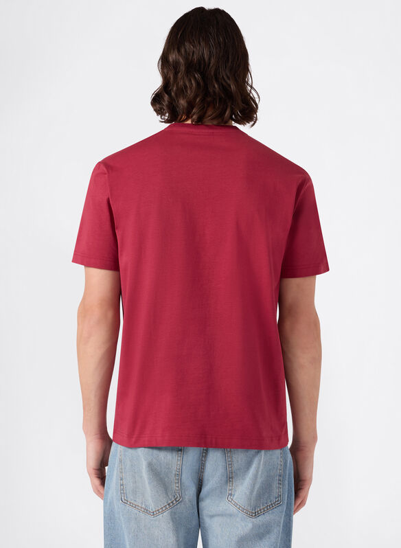T-SHIRT HERITAGE LOGO, RS508 BORDEAUX, medium