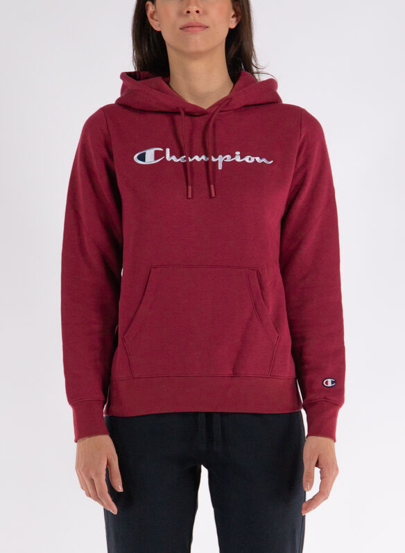 FELPA CON CAPPUCCIO, RS508 BORDEAUX, medium