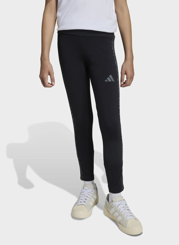 LEGGINGS ANIMALIER RAGAZZA, - BLK, medium