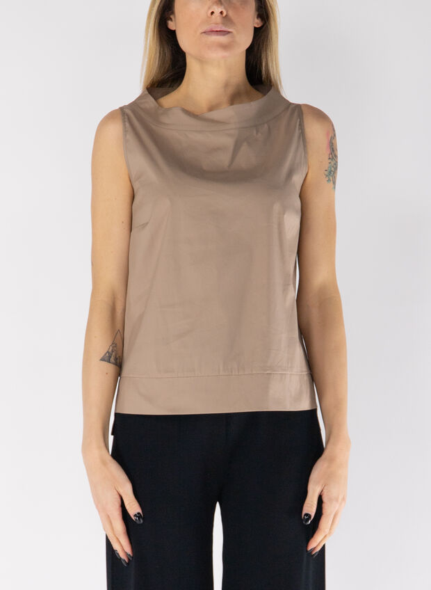 BLUSA COLLO A CRATERE, , large