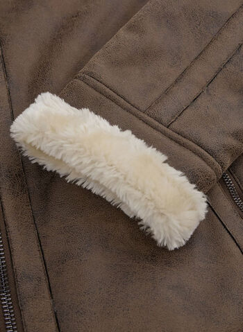 GIUBBOTTO AVIATOR SHEARLING, A11G MOKA, small