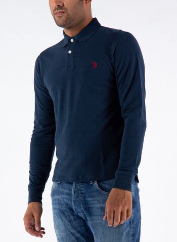 POLO A MANICHE LUNGHE CLASSIC, , small