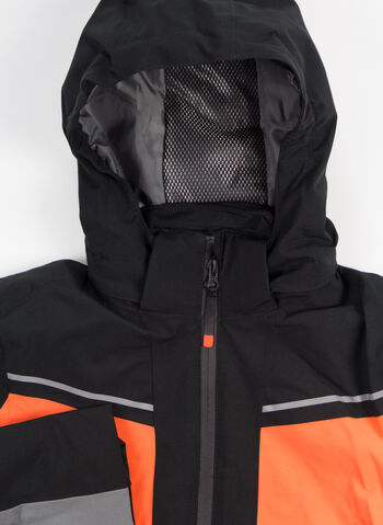 GIACCA SCI DARIUS STRETCH 10000 RAGAZZO, 901 BLKORANGE, small