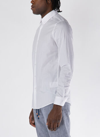 CAMICIA POPELINE, BIANCO, small