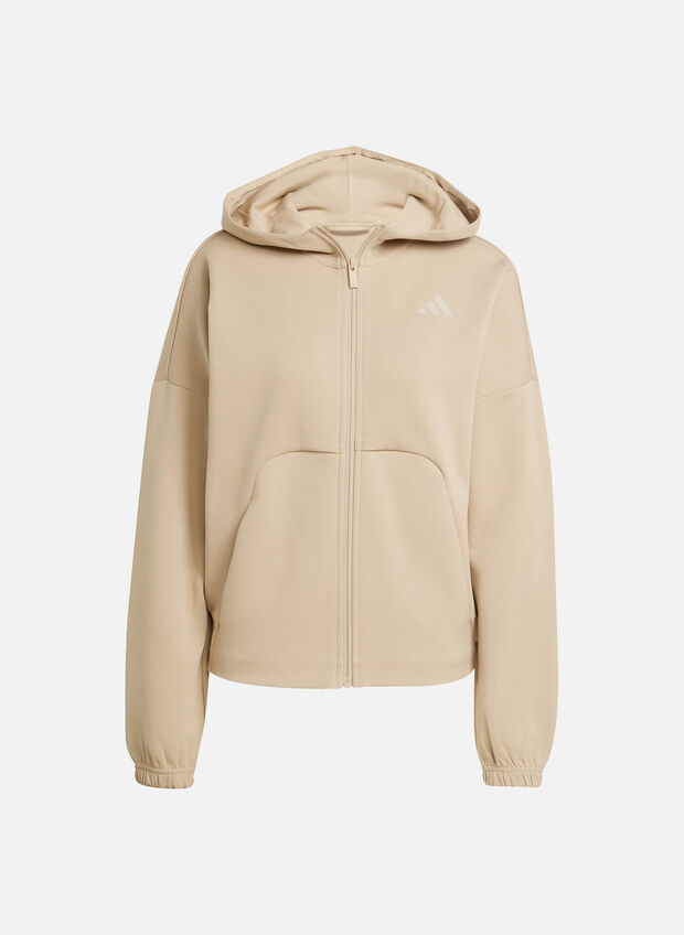 FELPA FULL ZIP FUTURE ICON, BISCOTTO, large