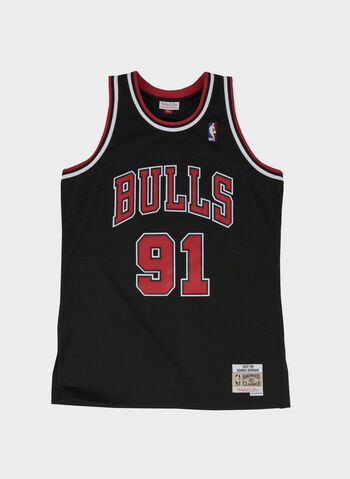 CANOTTA SWINGMAN JERSEY CHICAGO BULLS ALTERNATE 1997-98 DENNIS RODMAN, BLACK, small