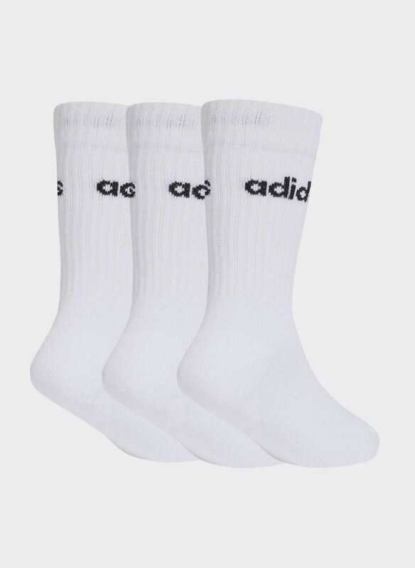 CALZA 3 PAIA CREW, - WHT, medium
