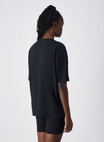 T-SHIRT ICON TONAL OVERSIZE, KK001 BLK, small