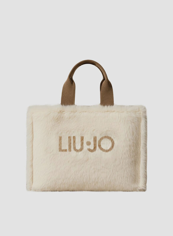 BORSA SHOPPER ECOMONTONE, 00192 BURRO, medium