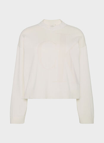 MALGIONE CON MONOGRAMMA JACQUARD, YAS PANNA, small