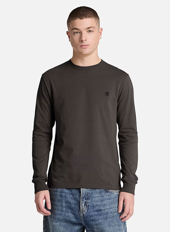 T-SHIRT MICRO LOGO, - FUMO, medium