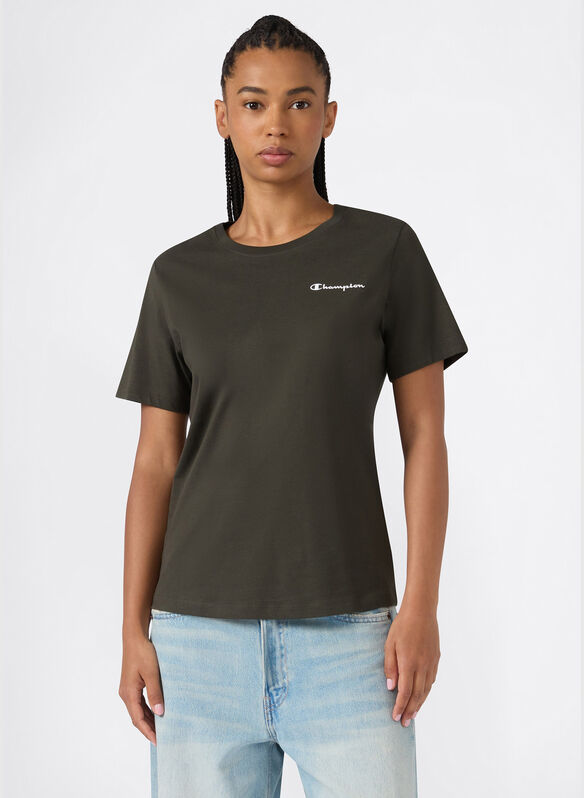 T-SHIRT HERITAGE MICRO LOGO, GS509 BOSCO, medium