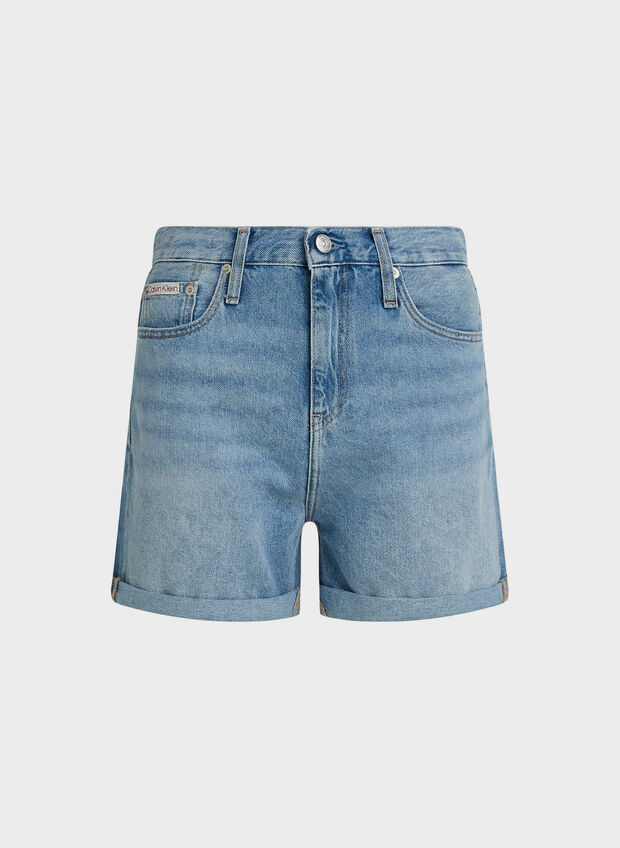 SHORT MOM JEANS, 1AA CHIARO, large