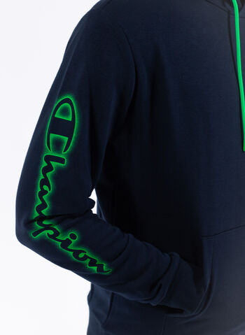 FELPA NEON CON CAPPUCCIO, , small