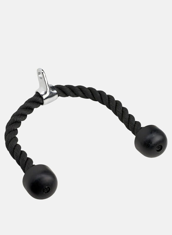 CORDA DOPPIA PER TRICIPITI 85CM, BLK, medium