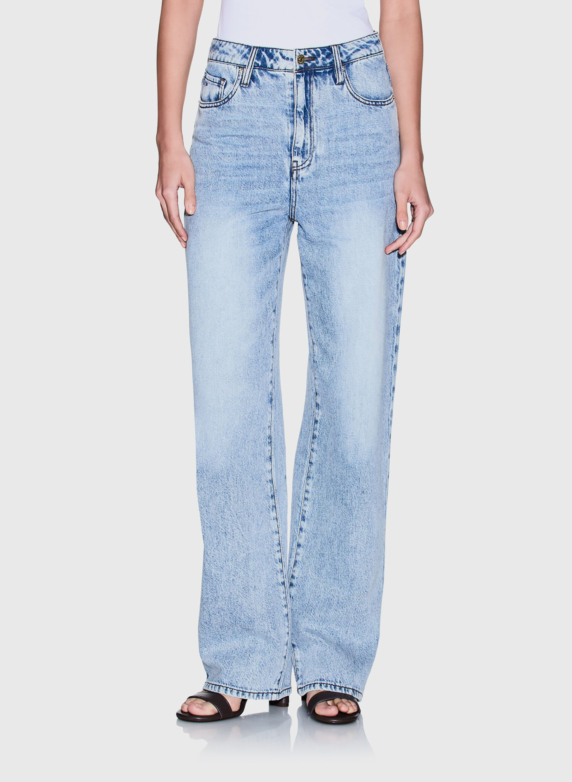 Jeans Relaxed In Cotone