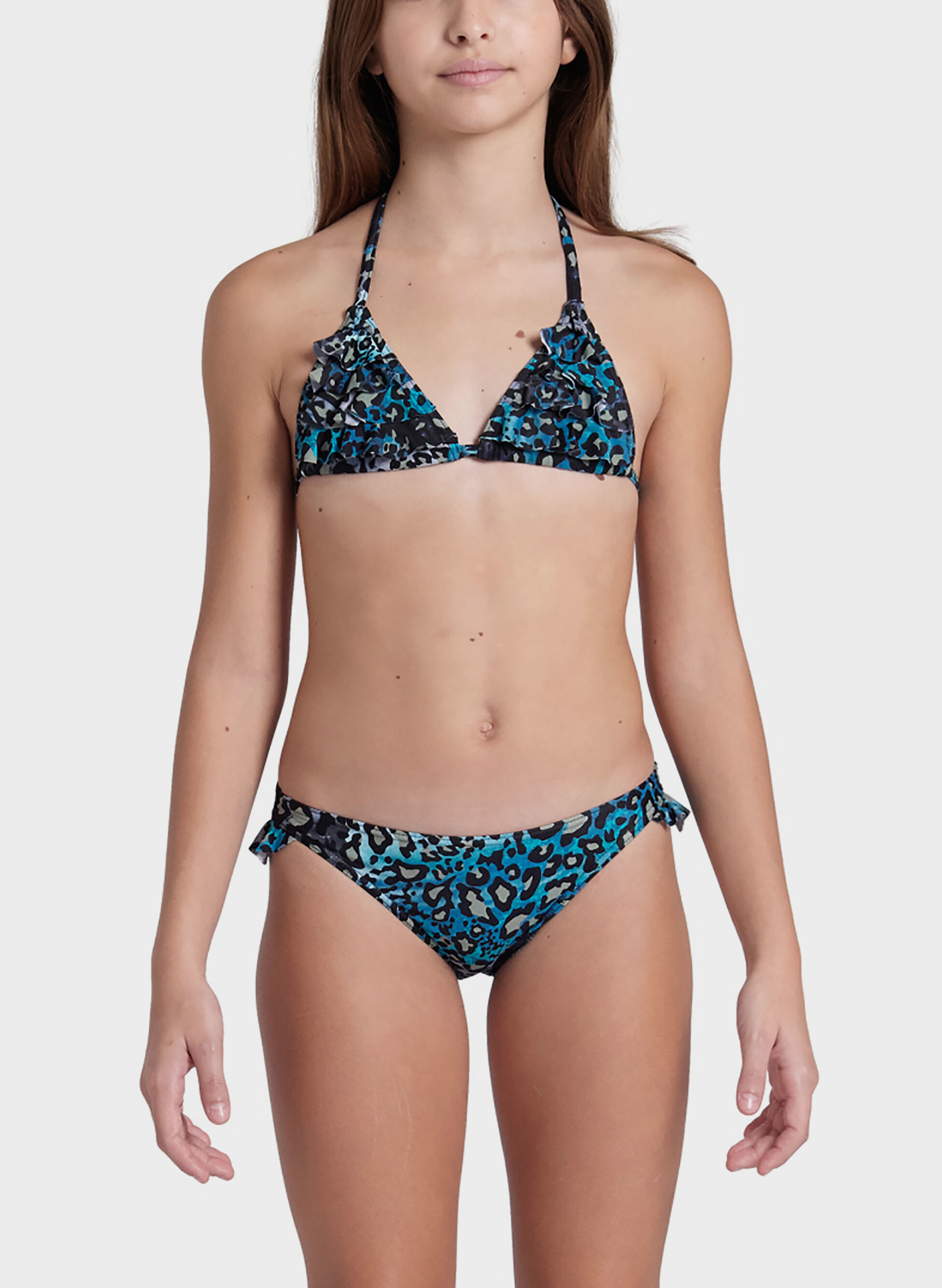 BIKINI A TRIANGOLO ANIMALIER PRINT 14-15