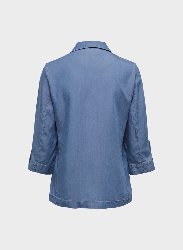 GIACCA ONLCARO, MEDIUM BLUE DENIM, medium