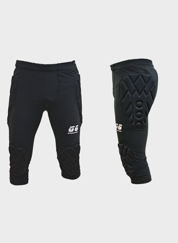 SHORTS COMPRESSION 3/4, BLK, large
