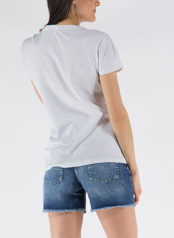 T-SHIRT REGULAR IN JERSEY CON STAMPA LETTERING, 278WHT, small