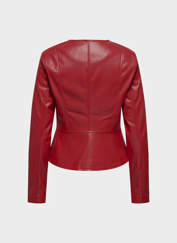 GIACCA SARAMY ECOPELLE, HIGH RISK RED, small