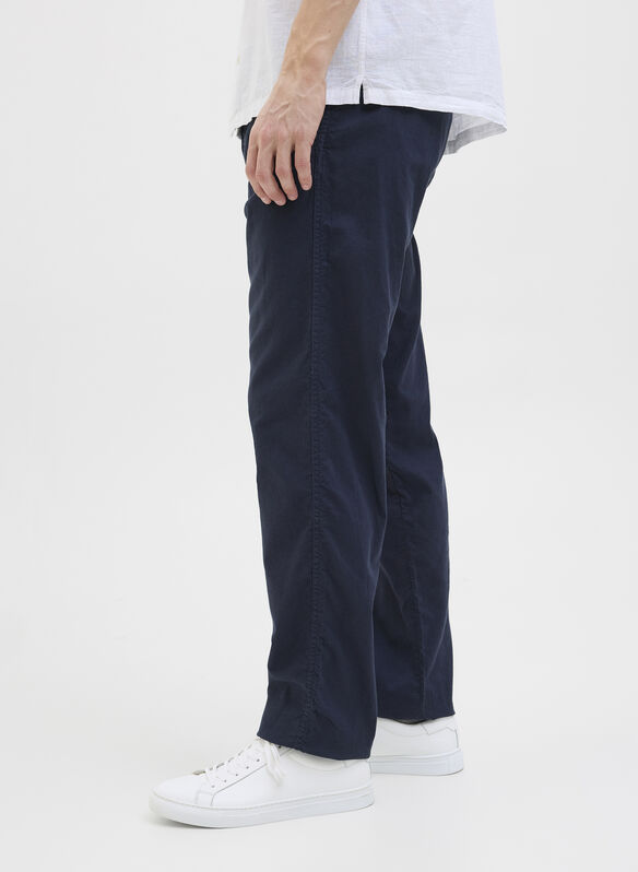 PANTALONE KAIN JOGGER MISTO LINO, DARK NAVY NVY, medium