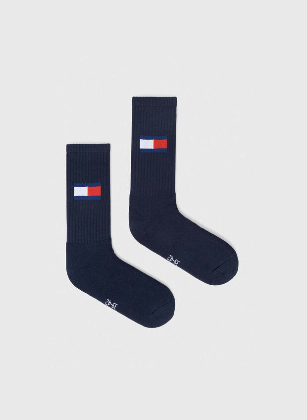 CALZA CON LOGO 2 PAIA UNISEX, , large